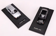 Load image into Gallery viewer, RM 1:64 1989 Silver Black 100 C3 Sedan Classic Model Diecast Metal Car New Collection