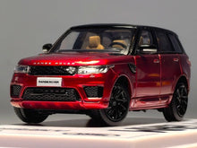 Load image into Gallery viewer, WHELART 1:64 2018 Red Range Rover Sports SUV Model Diecast Metal Car New Collection