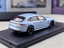Load image into Gallery viewer, Liberty 1:64 Ice Blue Panamera Turbo S Figure Sports Model Diecast Metal Car