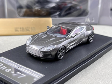 Load image into Gallery viewer, MJ 1:64 Grey One-77 V12 Coupe Super Racing Sports Model Diecast Metal Car New Collection