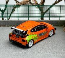Load image into Gallery viewer, Fuji 1:64 Orange GR Yaris Pandem Hatchback Sport Model Diecast Metal Car New Collection