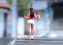 Load image into Gallery viewer, 1:64 Painted Figure Model Miniature Resin Diorama Sand Toy Pink Top Sexy Beauty