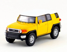 Load image into Gallery viewer, WELLY 1:36 Yellow Land Cruiser FJ SUV Sports Model Diecast Toy Metal Car BN