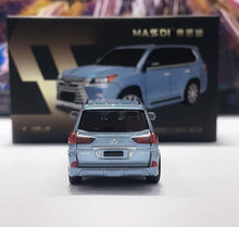 Load image into Gallery viewer, Masdi 1:64 Ice Blue LX570 Luxury ORV SUV Sports Model Diecast Metal Car New Collection