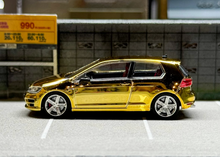 Load image into Gallery viewer, Zoom 1:64 Plating Gold VW Golf 7R VII GTI Sports Model Diecast Metal Car New Collection