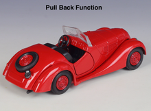 Load image into Gallery viewer, WELLY 1:36 Red 328 Convertible Classic Sports Model Diecast Toy Metal Car BN