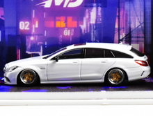 Load image into Gallery viewer, MJ 1:64 HEC White Black CLS 63 VIP Wagon Sports Model Diecast Metal Car New Collection