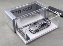 Load image into Gallery viewer, FH 1:64 Silver Gray Skyline GTR R33 Mines Sports Model Diecast Metal Car New Collection