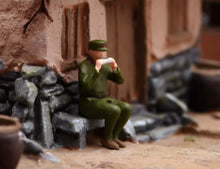 Load image into Gallery viewer, 1:64 Painted Figure Model Miniature Resin Diorama Toy Sand Lady Man Soldier