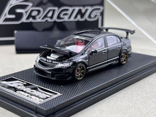 Load image into Gallery viewer, MT 1:64 Black Civic Type R FD2 JS Racing Sports Model Diecast Metal Car New Collection