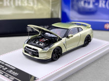 Load image into Gallery viewer, FH 1:64 Green JDM Skyline GTR R35 Racing Sports Model Diecast Metal Car New Collection
