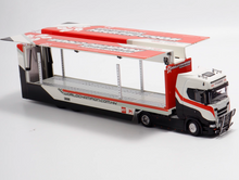 Load image into Gallery viewer, 1:64 Scania S730 World Enclosed Double Deck Truck Model Diecast Metal Car New Collection