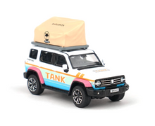 Load image into Gallery viewer, XCARTOYS 1:64 Tank 300 Roof Tent Camp Sports ORV SUV Model Diecast Metal Car