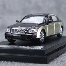 Load image into Gallery viewer, SH 1:64 Red Gold Maybach 62 Luxury Sedan Sports Model Diecast Metal Car BN