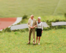 Load image into Gallery viewer, 1:64 Painted Figure Model Miniature Resin Diorama Sand Santa Old Folk Couple Toy