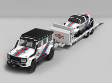 Load image into Gallery viewer, TM 1:64 Martini G550 Beetle Trailer Figure Sports Model Diecast Metal Car New Collection