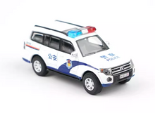 Load image into Gallery viewer, XCARTOYS 1:64 Police JDM Pajero Gen.4 SUV Off Road Model Diecast Metal Car