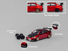 Load image into Gallery viewer, CM 1:64 Red Carbon Lancer Evo 9 IX Voltex Sports Model Diecast Metal Car New Collection