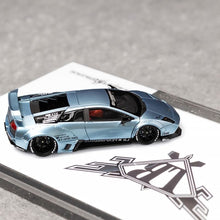 Load image into Gallery viewer, 404Error 1:64 Ice Blue Murcielago LBWK Sports Model Diecast Resin Car Set New Collection