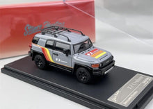 Load image into Gallery viewer, SH 1:64 Grey FJ Cruiser Off Road SUV Sports Model Diecast Metal Car New Collection