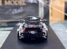 Load image into Gallery viewer, EM 1:64 Black White Dragon 911 GT3 RS Sports Model Diecast Metal Car New Collection