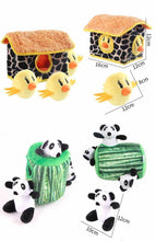 Load image into Gallery viewer, Dog Hide and Seek Toys Chew Puppy Fluffy Puzzle Interactive Toy Animal Shape Pet