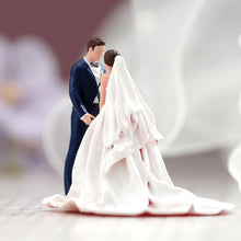 Load image into Gallery viewer, 1:64 Painted Figure Model Miniature Resin Diorama Toy Sand Wedding Couple Bride
