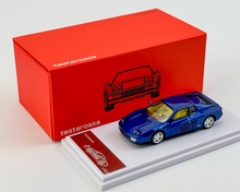 Load image into Gallery viewer, XF 1:64 Blue Testarossa F110 Racing Sports Diecast Model Metal Car New Collection
