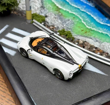 Load image into Gallery viewer, LCD 1:64 White Black Top Utopia Racing Sports Model Diecast Metal Car New Collection