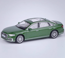 Load image into Gallery viewer, JKM 1:64 Green 2021 A8L Luxury Sedan Sports Model Diecast Metal Car New
