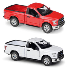 Load image into Gallery viewer, WELLY 1:24 2015 F150 Pickup Truck Regular Cab Model Diecast Metal Car Display