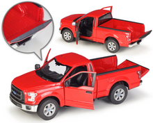 Load image into Gallery viewer, WELLY 1:24 2015 F150 Pickup Truck Regular Cab Model Diecast Metal Car Display