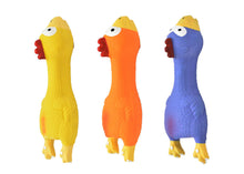 Load image into Gallery viewer, 3PC Set Dog Squeaky Toys Chew Puppy Rubber Chicken Durable Pet Breeds Play Fetch