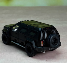Load image into Gallery viewer, GCD 1:64 Black US G Patton GX Armored SUV Model Diecast Metal Car New