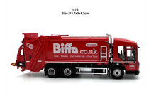 Load image into Gallery viewer, OXFORD 1:76 Red Dennis Garbage Collection Truck Model Diecast Metal Car New