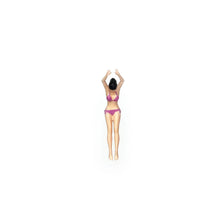 Load image into Gallery viewer, 1:64 Painted Figure Mini Model Miniature Resin Diorama Swimming Suit Lady Bikini
