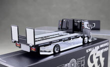 Load image into Gallery viewer, MT 1:64 Black LB H300 Flatbed Tow Truck Custom Model Diecast Metal Car New Collection
