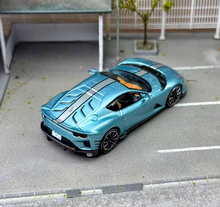 Load image into Gallery viewer, TOC 1:64 Ice Blue 812C Coupe Racing Sports Model Diecast Metal Car New Collection