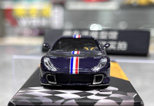 Load image into Gallery viewer, TOC 1:64 Dark Blue 812C Coupe Sports Model Diecast Metal Car New Collection