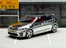Load image into Gallery viewer, Zoom 1:64 Plating Silver VW Golf 7R VII GTI Sports Model Diecast Metal Car New Collection