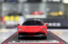 Load image into Gallery viewer, U2 1:64 Red SF90 Stradale Coupe Hard Top Sports Model Diecast Resin Car New Collection