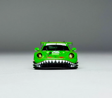 Load image into Gallery viewer, 1:64 Green Dinosaur H300 Trailer Truck 911 GT3 Set Model Diecast Metal Car New Collection