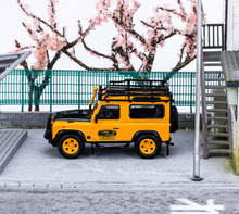 Load image into Gallery viewer, Master 1:64 Yellow Defender 90 SUV Off Road Sports Model Diecast Metal Car New