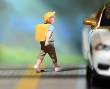 Load image into Gallery viewer, 1:64 Painted Figure Model Miniature Resin Diorama Sand Student Kids Boy Children New Collection