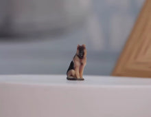 Load image into Gallery viewer, 1:64 Painted Figure Model Miniature Resin Diorama Sand Dog Puppy Pet Shepherd