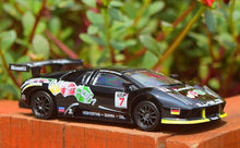 Load image into Gallery viewer, Bburago 1:24 Black Murcielago FIA GT Racing Sport Model Toy Diecast Metal Car