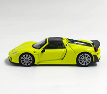 Load image into Gallery viewer, TH 1:64 Yellow 918 Spyder Sports Model Diecast Metal Car New Collection