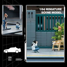 Load image into Gallery viewer, 1:64 Painted Figure Mini Model Miniature Resin Diorama Camera Girl Photographer