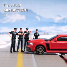 Load image into Gallery viewer, 1:64 Painted Figure Model Miniature Resin Diorama Sand Policeman Cop Officers New Collection