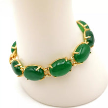 Load image into Gallery viewer, Nature Jade Beaded Bracelet Jewelry Blessing Lucky Fortune Gift For Her Green r